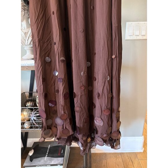 retrofete Helena Strapless Dress Deep Brown Womens Size Small - Picture 10 of 16